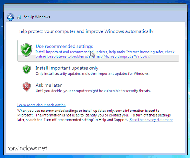 Manual de instalare Windows 7 - Instalare Actualizari