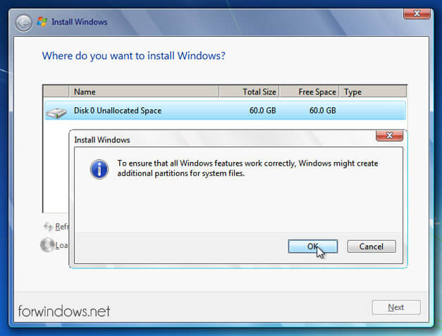 Manual de instalare Windows 7 - System Reserved