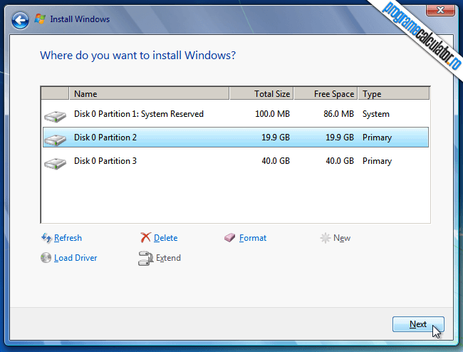 Manual de instalare Windows 7 - Instalarea propriu-zisă
