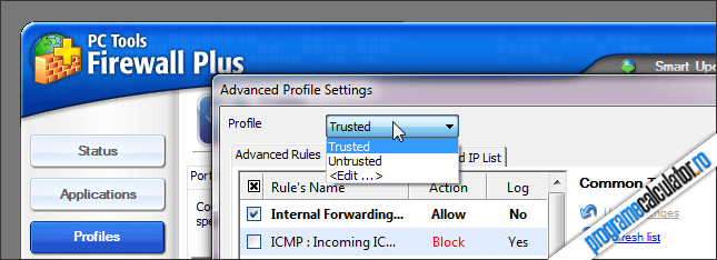 PC Tools Firewall Plus Profile