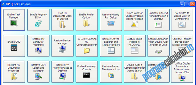 program de reparat calculatorul Windows