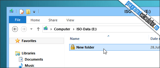 folder blocat cu PenyuLocker
