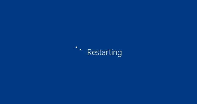 restarting windows