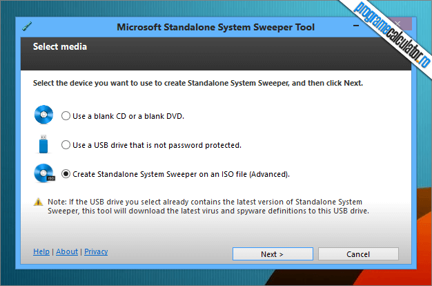 Microsoft Standalone System Sweeper Tool