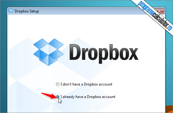 instalare dropbox