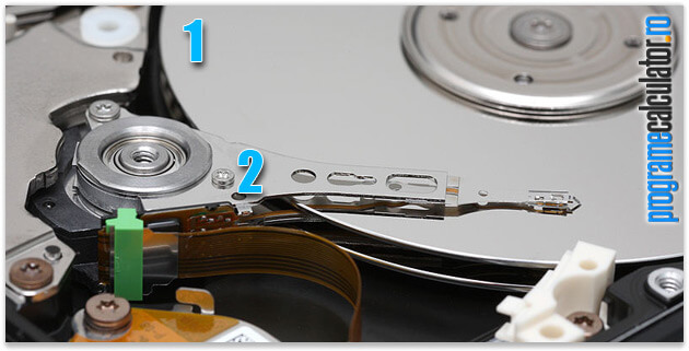 interiorul unui Hard Disk