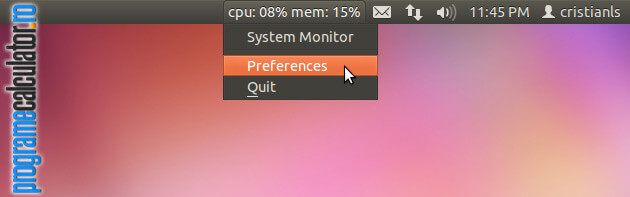 System Monitor Applet