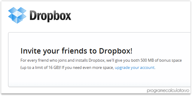 dropbox gratis 16 GB
