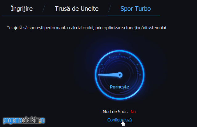 Configurare Spor Turbo