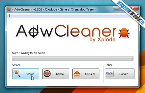 AdwCleaner elimina toolbars si malware din calculator
