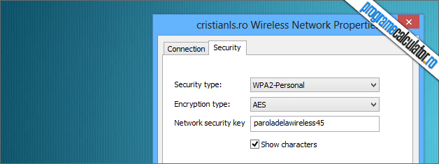 wireless network properties