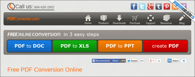 1-Free PDF Conversion Online-pagina-web